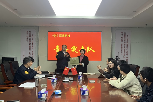 亞通新材召開“青年突擊隊(duì)”階段性小結(jié) 暨新任務(wù)發(fā)布動員會